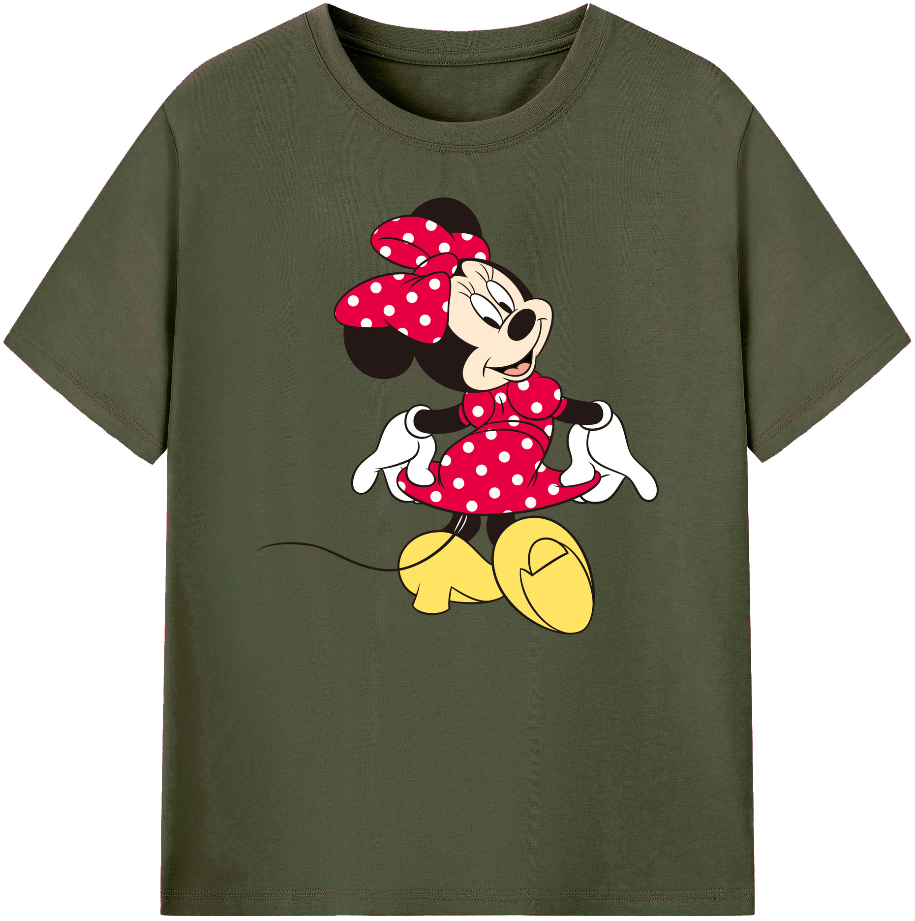ミッキーマウス Mickey Mouse 綿100％ メンズ半袖Tシャツ｜肌触りやわらか＆通気性